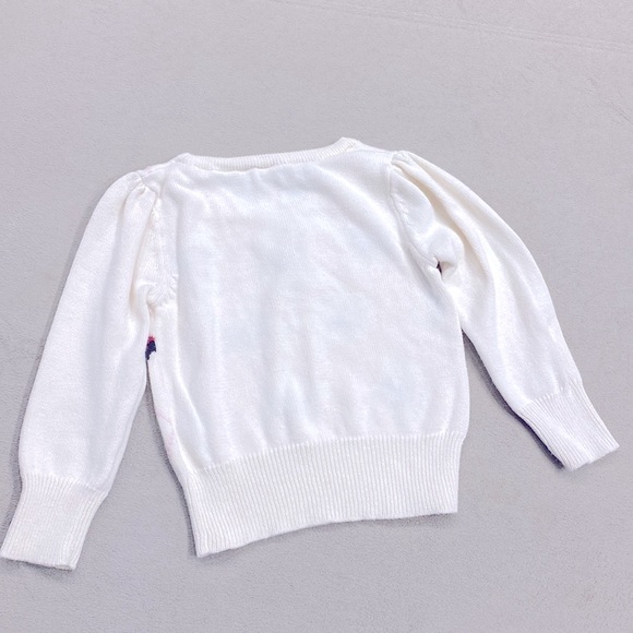 Cherokee 100% Cotton Scottie Dog Soft Ivory Knit Sweater Baby Girl Size 24 Month - Picture 6 of 8